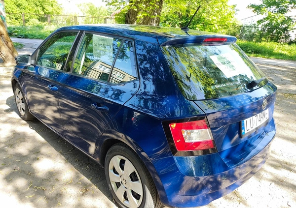 Skoda Fabia cena 24600 przebieg: 215000, rok produkcji 2015 z Poznań małe 211